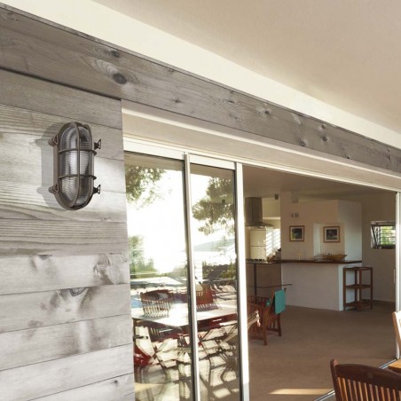 Aplique de pared exterior Achab
