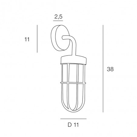 Outdoor Wall Lamp Comporta