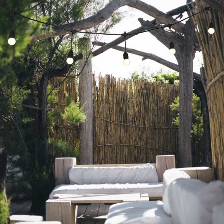 Guirnalda de exterior LED Guinguette (10x1W)