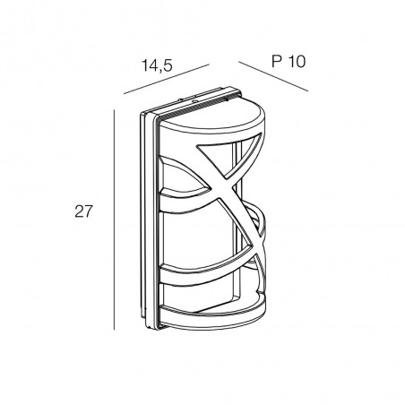 Outdoor Wall Lamp Island