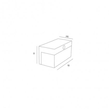 Aplique LED solar con sensor de movimiento Fran (8W)