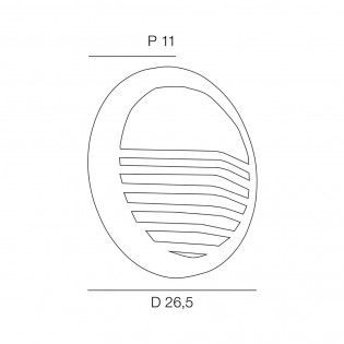 Aplique de pared exterior Nautilus