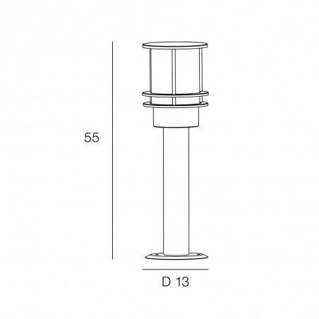 Outdoor Bollard Lamp Florida