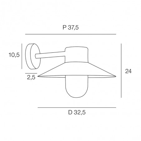 Outdoor Wall Lamp River