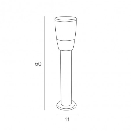 Outdoor Bollard Lamp Riviera