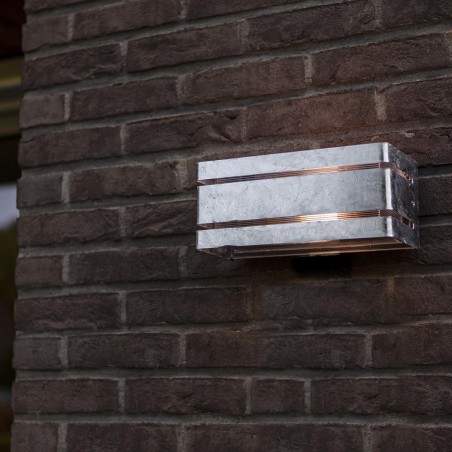 Outdoor Galvanised Wall Lamp Vidar