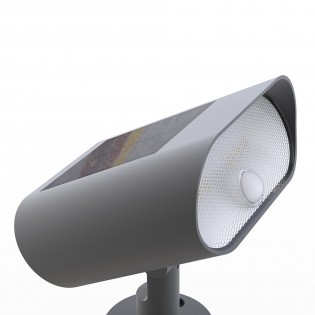 Aplique LED solar con sensor de movimiento Ginbo (6W)