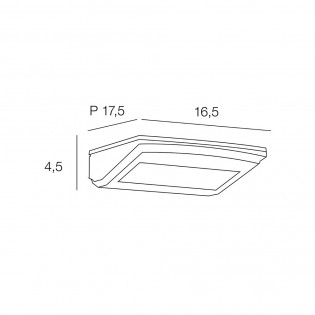 Aplique LED con detector de presencia Sweet Home (7W)