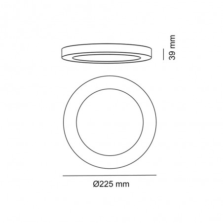 LED Ceiling Downlight Know (18W)