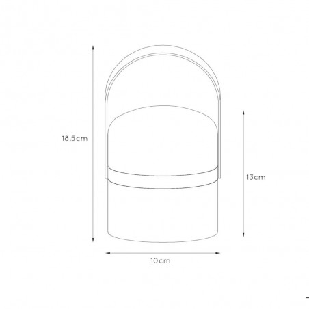 Lámpara de mesa portátil LED Little Joe (3W)