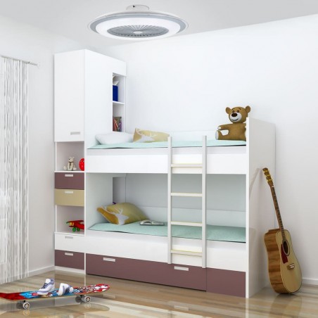 Ventilador con luz LED Liria (48W)