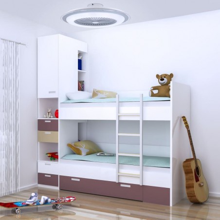 Ventilador con luz LED Liria (48W)