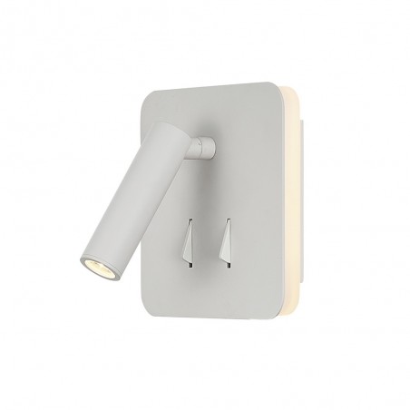 Aplique LED con lector Cayman (3+6W)