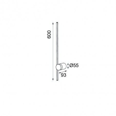 Aplique LED orientable Tobago (7W)
