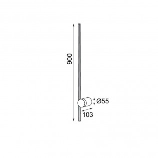 Aplique LED orientable Tobago (9W)