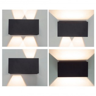 Aplique LED de exterior Davos Double (4x6W - 3000ºK)