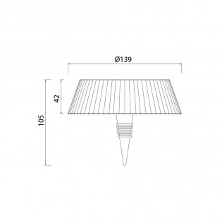 Lámpara LED portátil Relax Dimmable (2W)