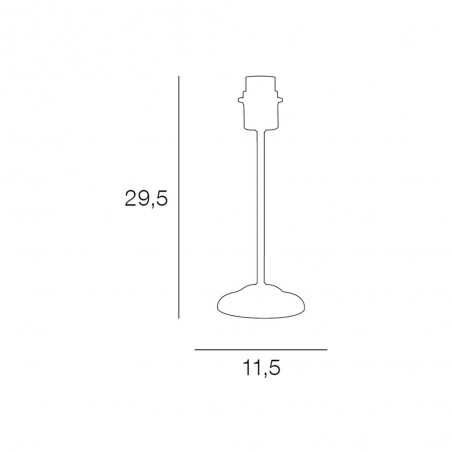 Base para lámpara de sobremesa Luna (E27)