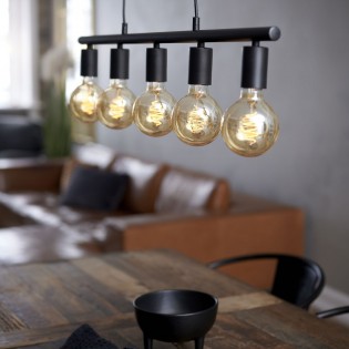 Regleta de techo Paco (5 luces)