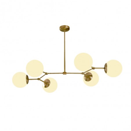 Ceiling Lamp Mulen Gold (6 lights)