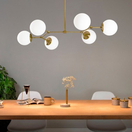 Ceiling Lamp Mulen Gold (6 lights)
