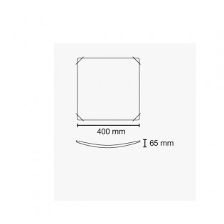 Clipglas-Deckenleuchte