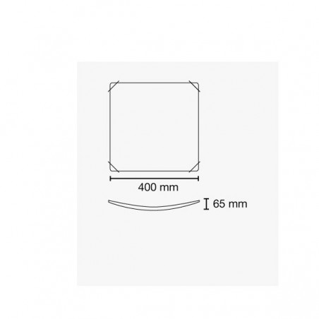 Flush Light of glass Clip