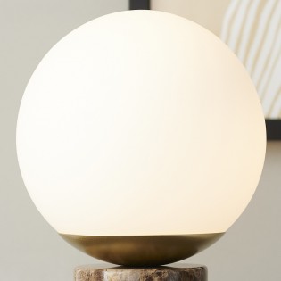 Table Lamp Lilly Marrón
