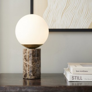 Table Lamp Lilly Marrón