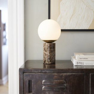 Table Lamp Lilly Marrón