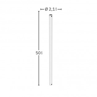 Tija de extensión para ventiladores (2,10 cm.)