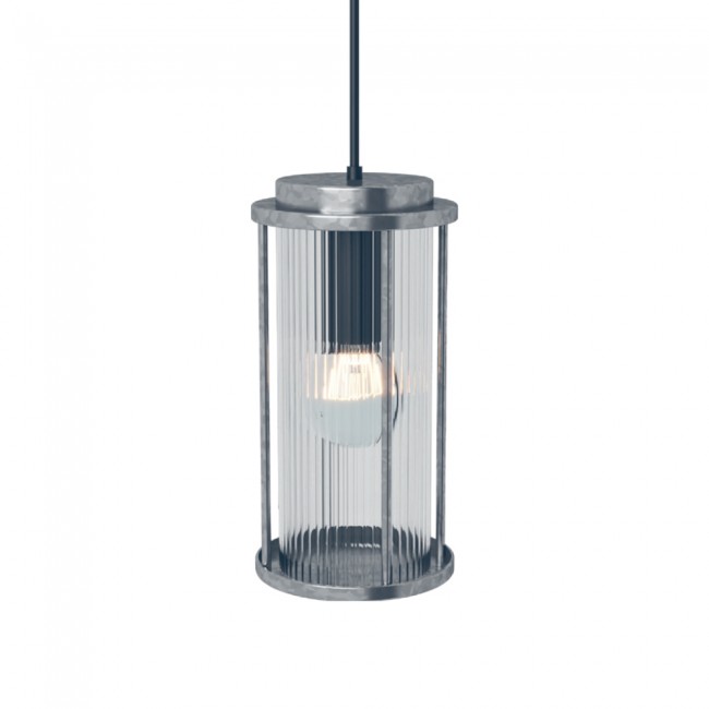Lámpara de techo exterior Linton Galvanizado Lámpara de techo exterior Linton Galvanizado