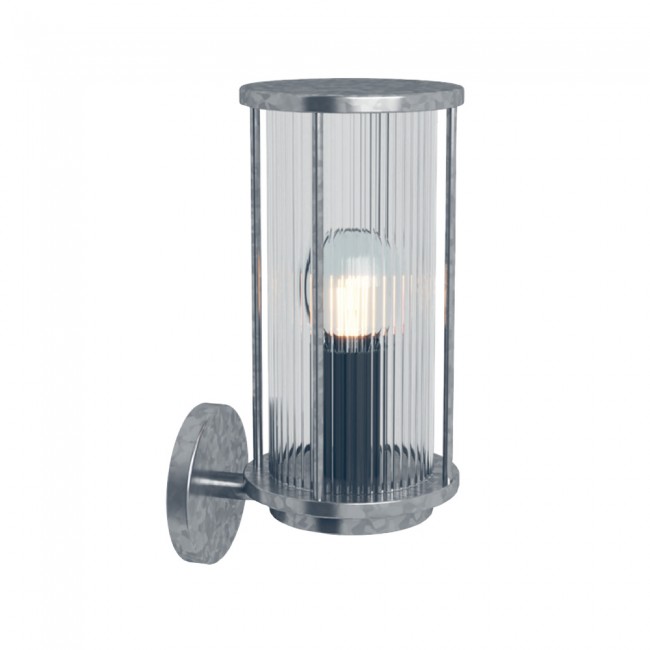 Aplique de pared exterior Linton Galvanizado