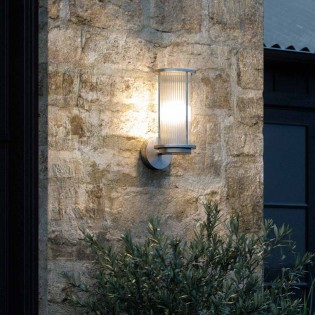 Aplique de pared exterior Linton Galvanizado