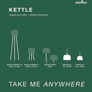 Lámpara portátil LED Kettle 36 II (6,80W)