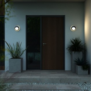 Aplique de pared exterior LED Oliver Round (6W)