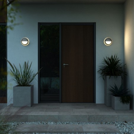 Outdoor LED Wall Lamp Oliver Round (6W)