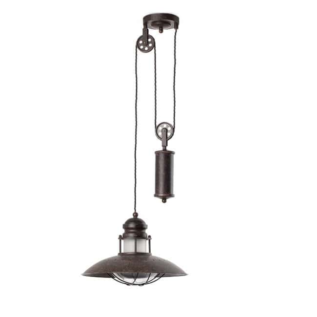 Rustikale WINCH -Stablampe