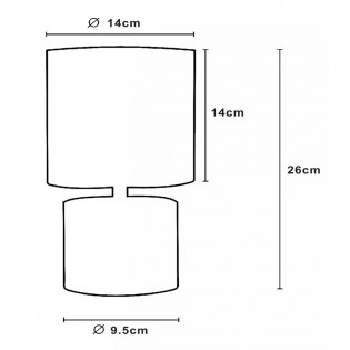 Lámpara de mesa Geasby