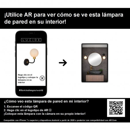 Aplique de pared para baños Berend