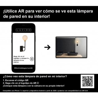 Aplique de pared para baños Berend II