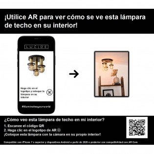 Ceiling Flush Light Anaka (3 lights)
