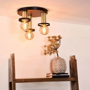 Plafón de techo Anaka (3 luces)