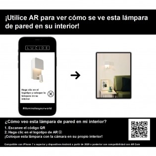 Aplique con lector LED y USB Boxer (10+3W)