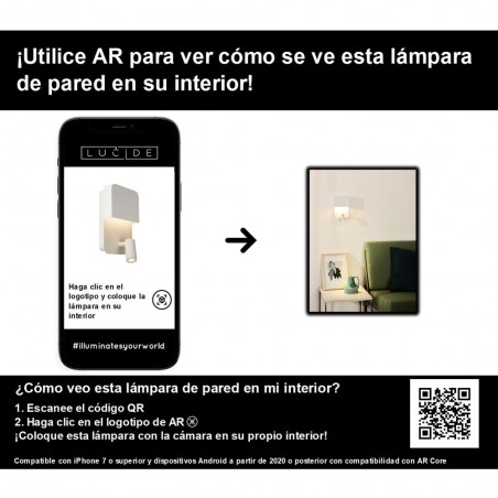 Aplique con lector LED y USB Boxer (10+3W)
