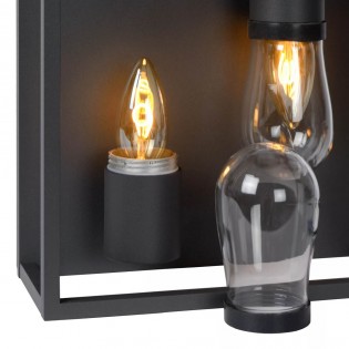 Plafón de techo para baños Carlyn (2 luces)