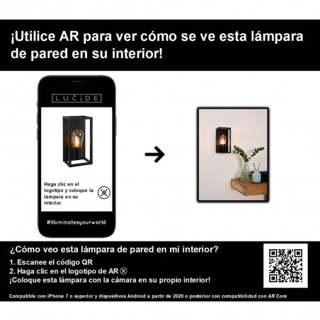 Aplique de pared para baños Carlyn