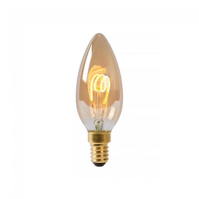 Bombilla filamentos LED E14 Ámbar (3W)