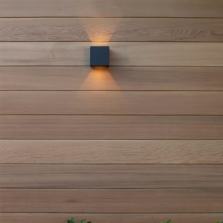 Outdoor LED Wall Lamp Axi Square (2x3W)