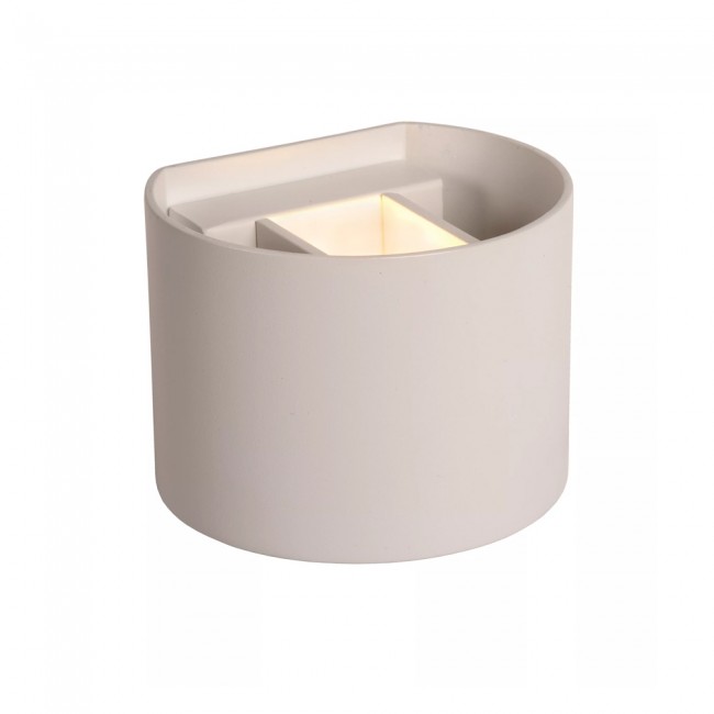 Aplique de pared exterior LED Axi Round (2x3W)